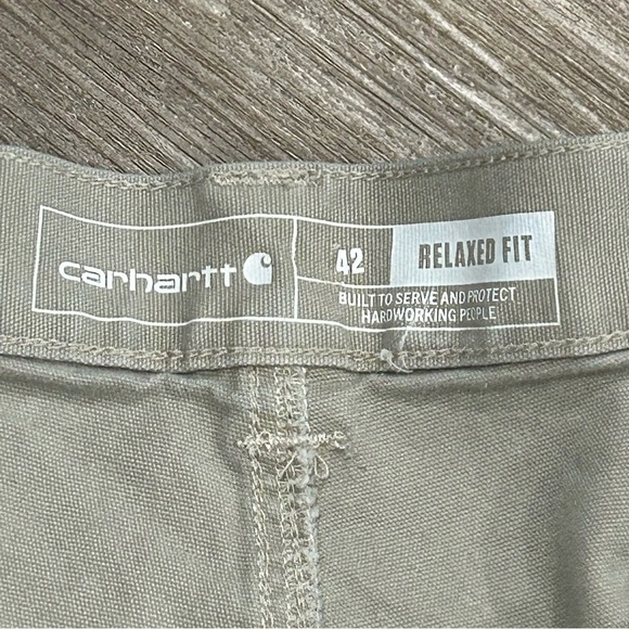 Carhartt Rugged Flex Relaxed Fit Canvas Utility Work Shorts Men Sz 42 - Picture 3 of 6